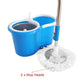 360 Spin Mop Bucket Set Portable Double Drive Stainless Steel Bucket Hand Pressure Rotation