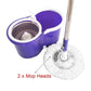 360 Spin Mop Bucket Set Portable Double Drive Stainless Steel Bucket Hand Pressure Rotation