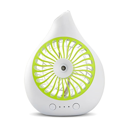 2 In 1 Multi-Functional Rechargeable Desktop Spray Fan With Humidifier