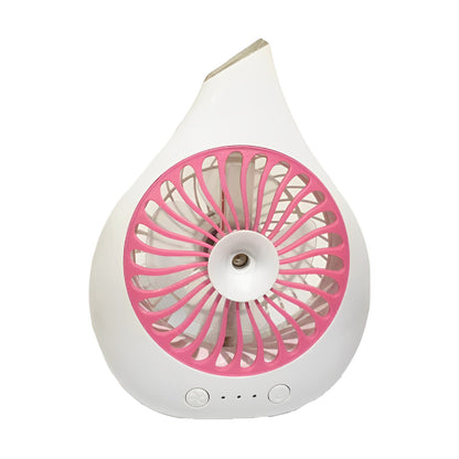 2 In 1 Multi-Functional Rechargeable Desktop Spray Fan With Humidifier